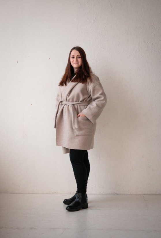 paleto LORA (bouclé) - creamy