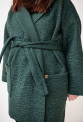 paleto LORA (bouclé) - dark green