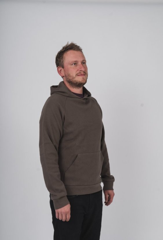 mikina DVSC - taupe dark - Velikost: L