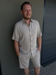 košile VENT - beige