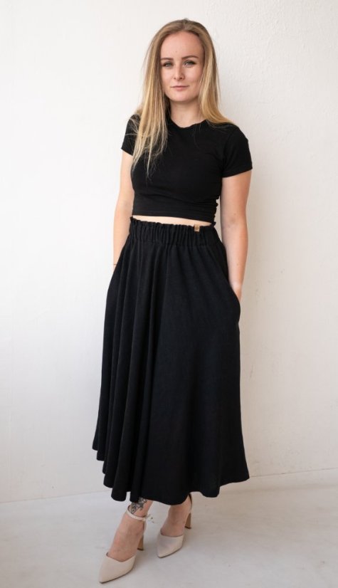 sukně LISI - black - Velikost: M