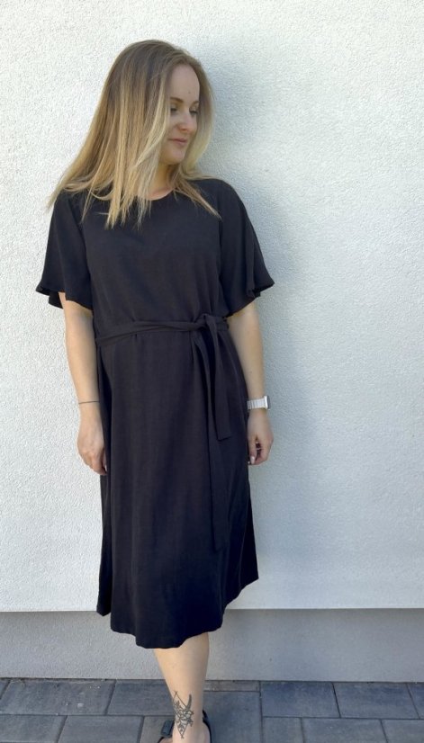 šaty ALEX - různé barvy - Barva: béžová, Velikost: S