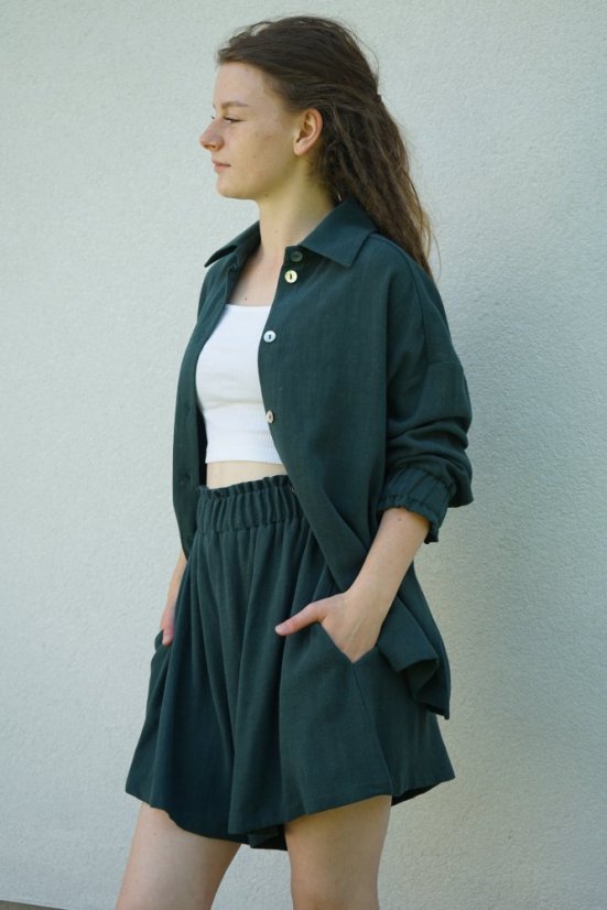 šortky AURI - různé barvy - Barva: navy, Velikost: M