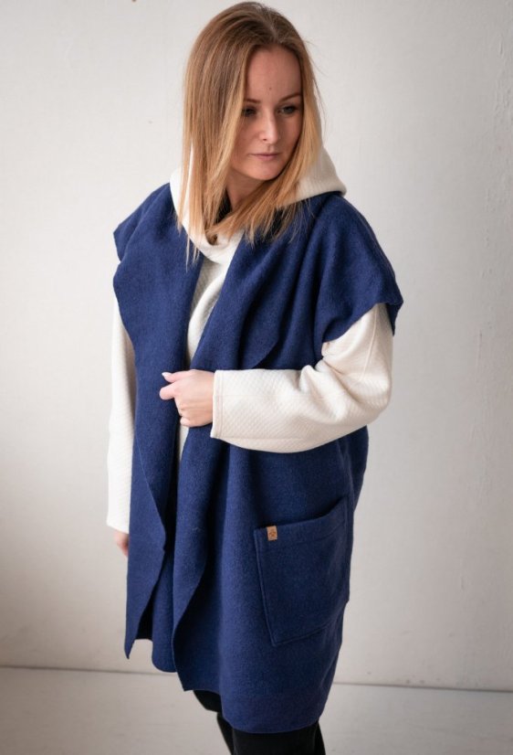 mikina LAZY - ecru - Velikost: S