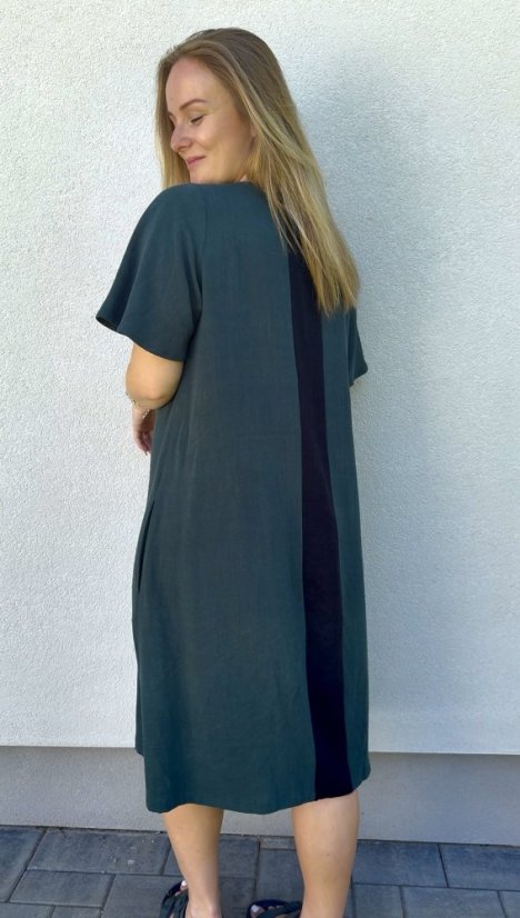 šaty ALEX - různé barvy - Barva: béžová, Velikost: S