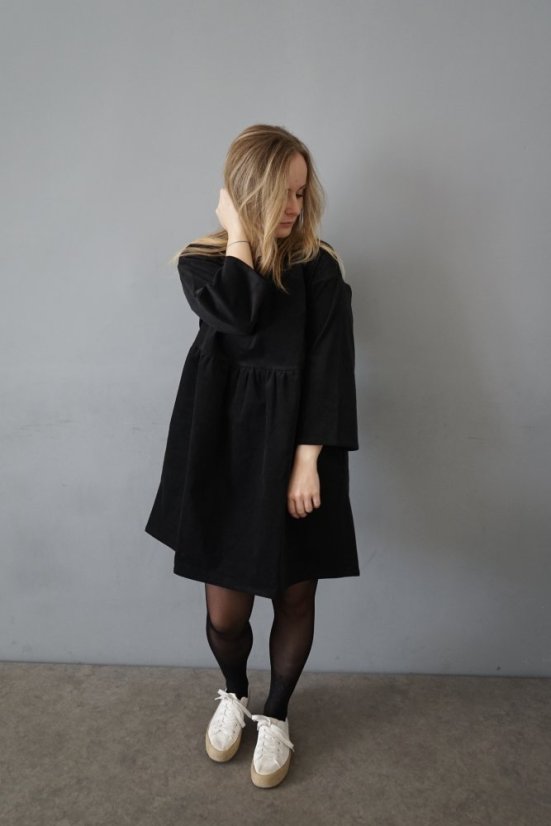 šaty MOLY - black - Velikost: XS