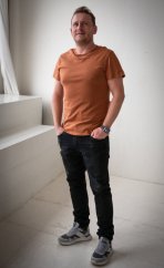 tričko LEO krátký rukáv - amber