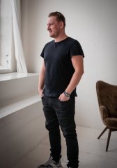 tričko LEO krátký rukáv - black