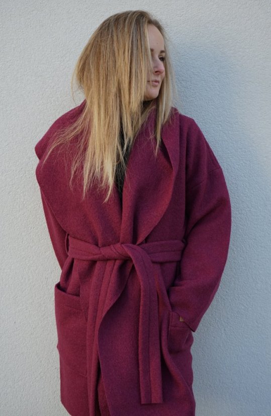 paleto LORA (wool) - violet - Velikost: S/M