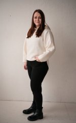 mikina LAZY - ecru