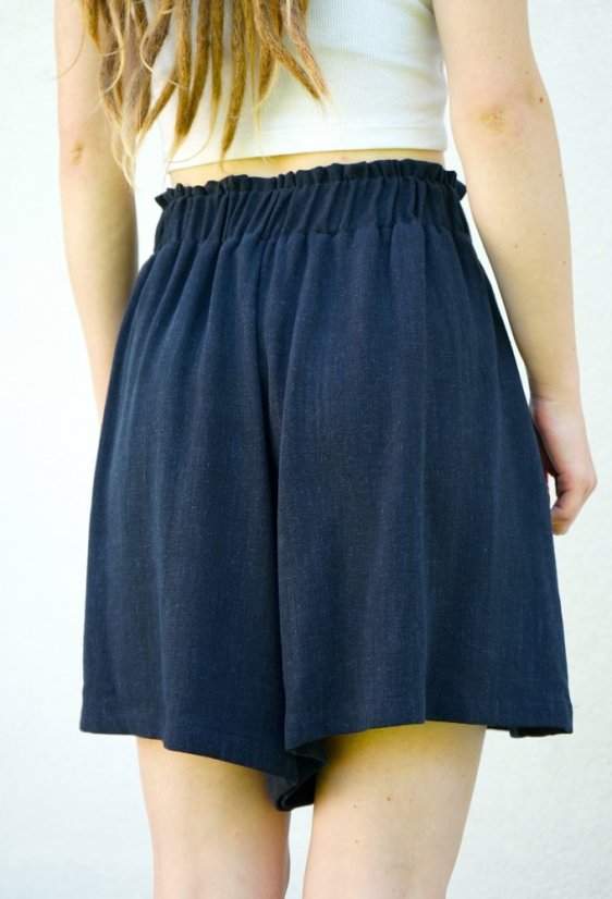 šortky AURI - různé barvy - Barva: navy, Velikost: M