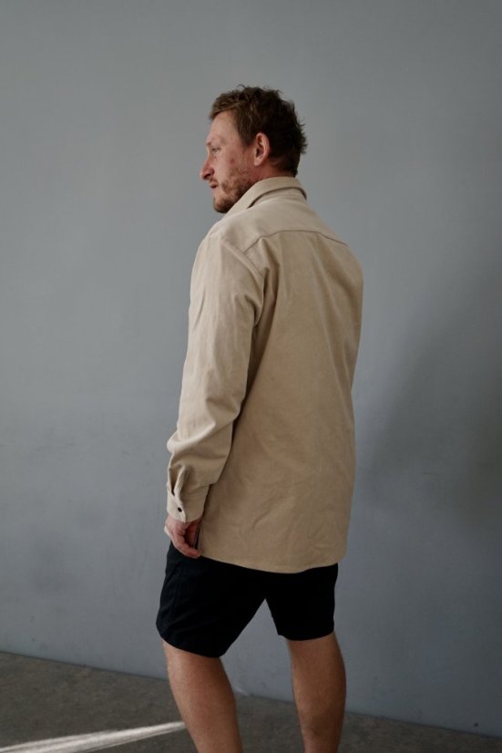 košile NICO - beige - Velikost: L