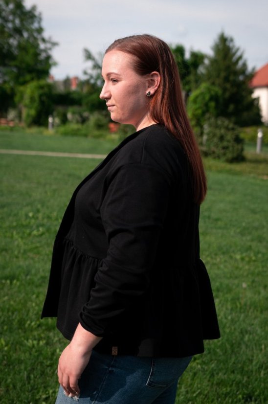 kardigan ELA - black - Velikost: XS
