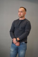 tričko LEO dlouhý rukáv - dark grey