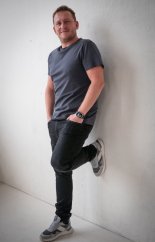 tričko LEO krátký rukáv - dark grey