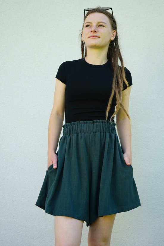 šortky AURI - různé barvy - Barva: černá, Velikost: L