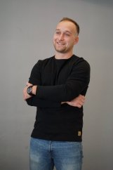 tričko LEO dlouhý rukáv - black