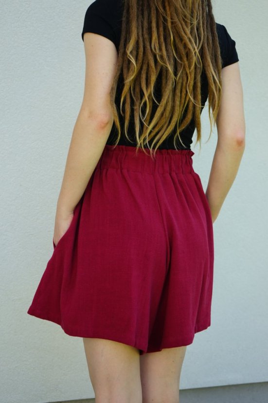 šortky AURI - různé barvy - Barva: navy, Velikost: M